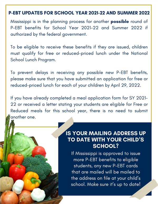 P-EBT 2022 Update